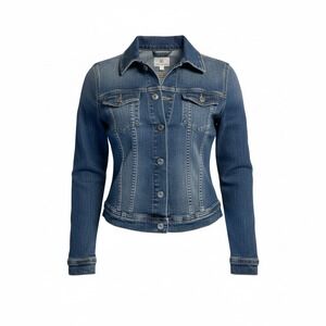 AG Adriano Goldschmied Womens Denim Jacket‎ Small Streamside SRM Stretch Trucker